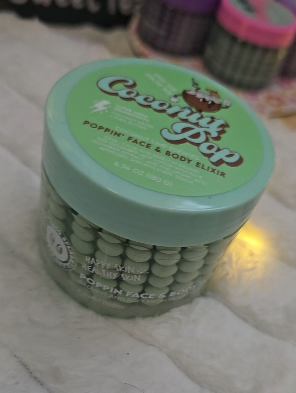 Berry Pop Poppin Face Beads Coconut SCENT